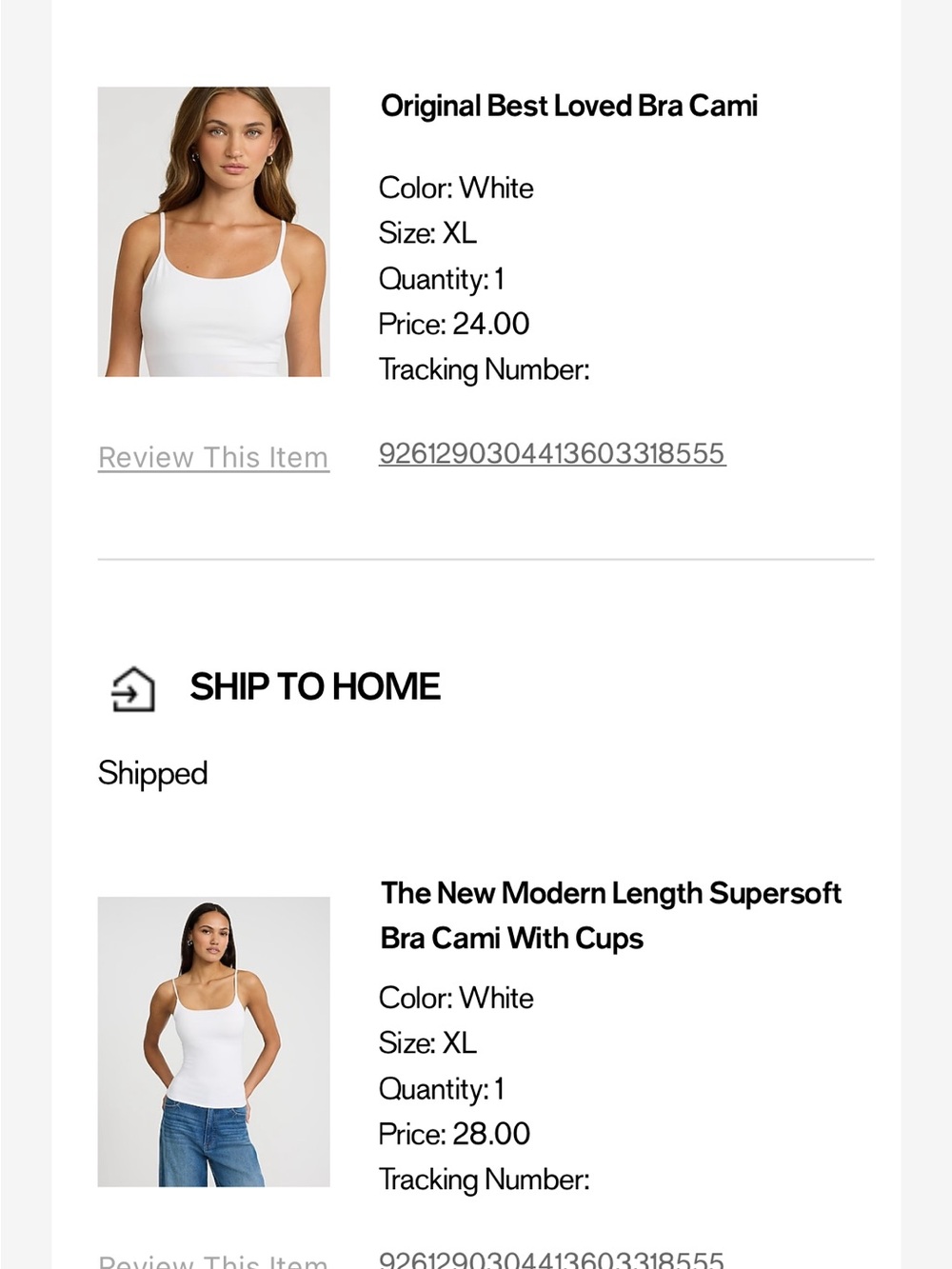Express Bra Camis size XL in white
